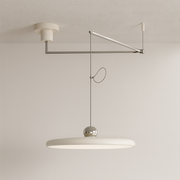 Luminária Pendente Moderna Minimalista Articulada LED Metal Acrílico Daymist - ABAZZUR™