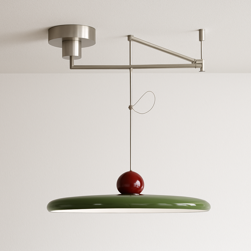 Luminária Pendente Moderna Minimalista Articulada LED Metal Acrílico Daymist - ABAZZUR™