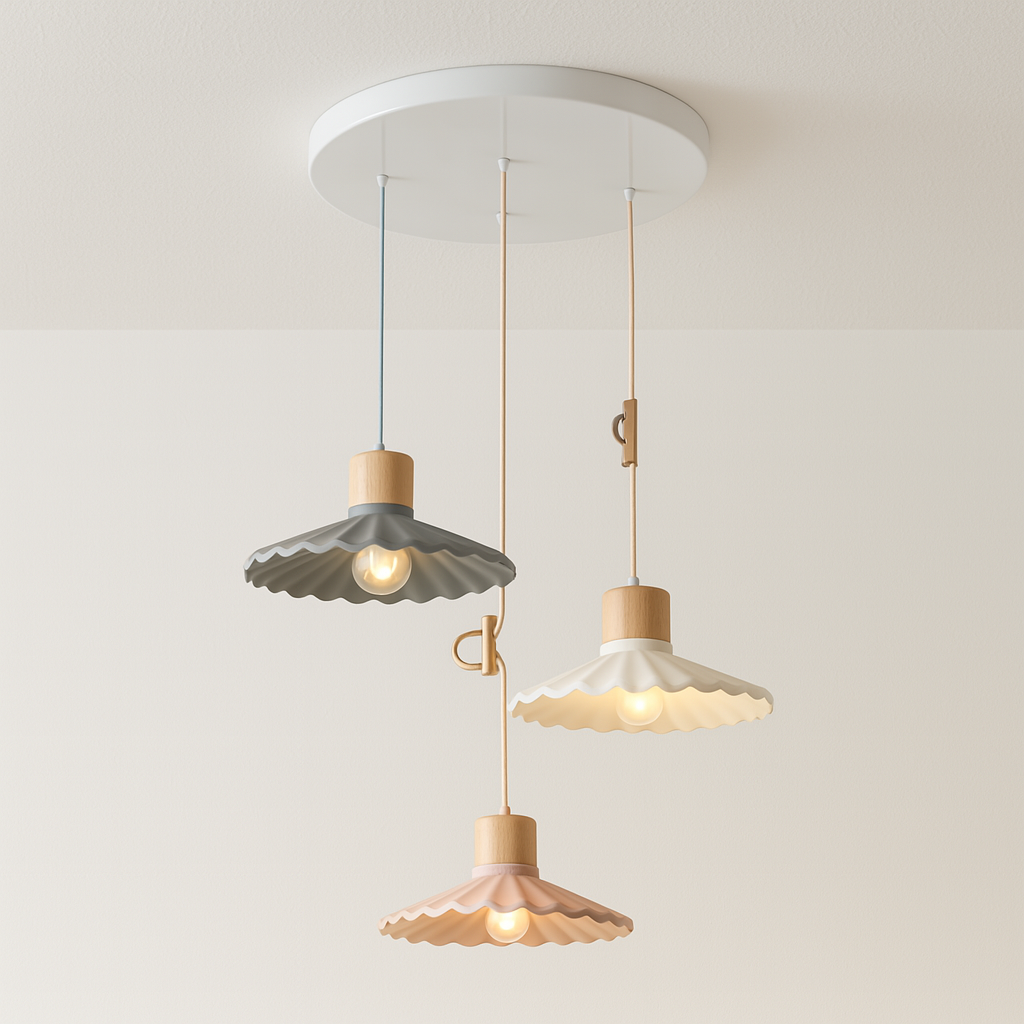 Luminária Pendente Moderna Minimalista Cimento Éclari - ABAZZUR™