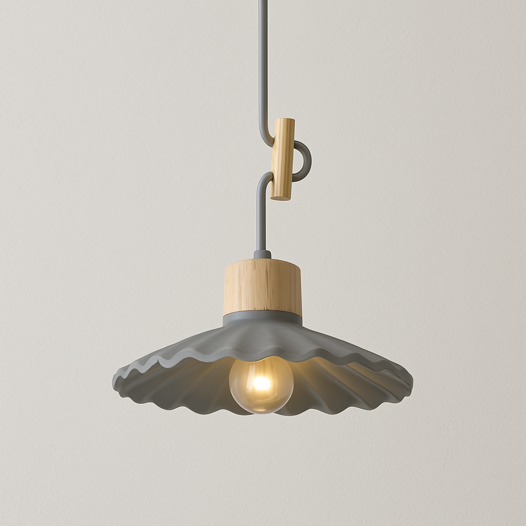 Luminária Pendente Moderna Minimalista Cimento Éclari - ABAZZUR™