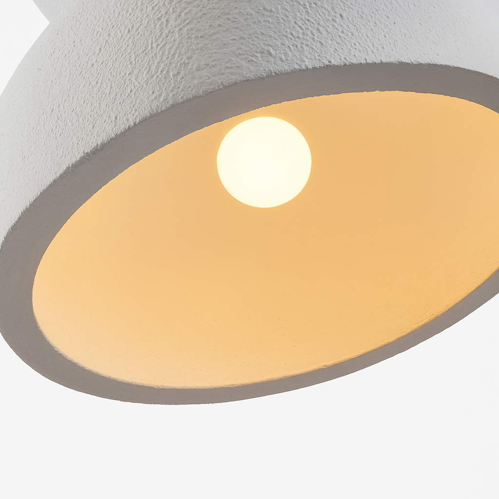 Luminária Pendente Moderna Minimalista Concreto Flama - ABAZZUR™