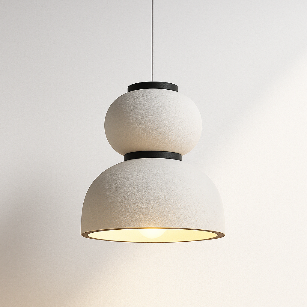 Luminária Pendente Moderna Minimalista Concreto Flama - ABAZZUR™