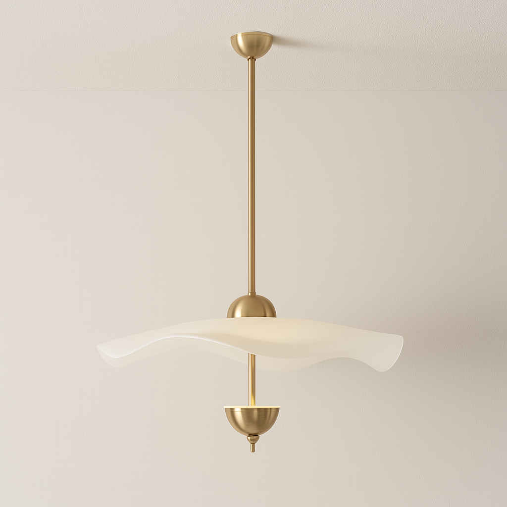 Luminária Pendente Moderna Minimalista LED Acrílico Metal Luminita - ABAZZUR™