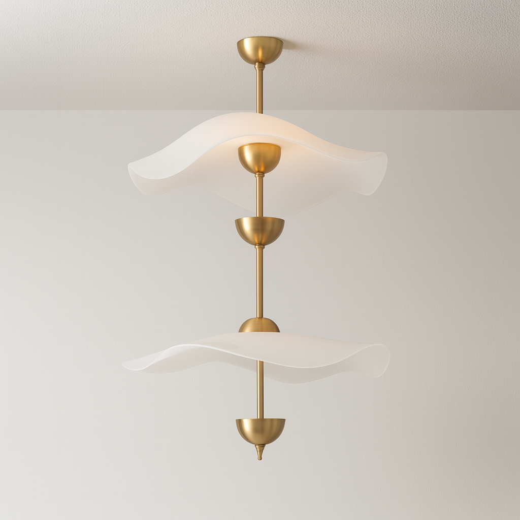 Luminária Pendente Moderna Minimalista LED Acrílico Metal Luminita - ABAZZUR™