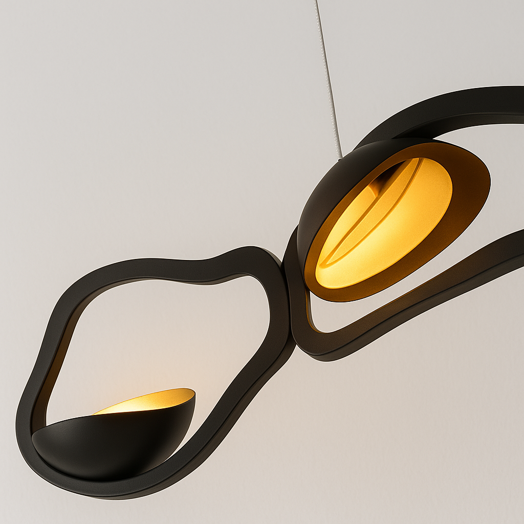 Luminária Pendente Moderna Minimalista LED Metal Veclair - ABAZZUR™