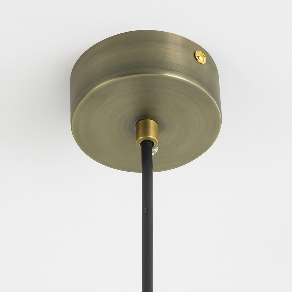 Luminária Pendente Moderna Minimalista LED Resina Metal Clairmont - ABAZZUR™