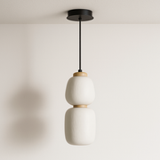 Luminária Pendente Moderna Minimalista LED Vidro Clairmo - ABAZZUR™