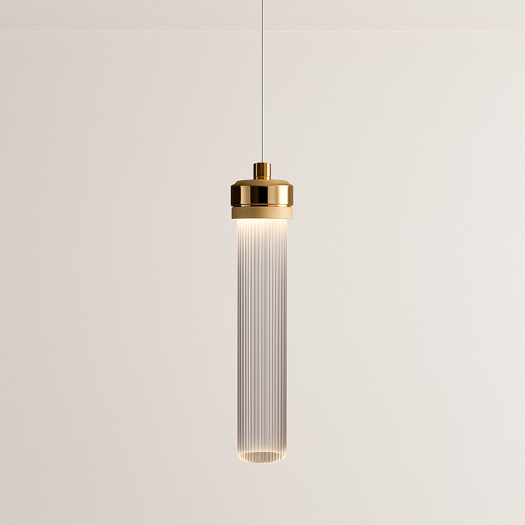 Luminária Pendente Moderna Minimalista LED Vidro Glintveil - ABAZZUR™