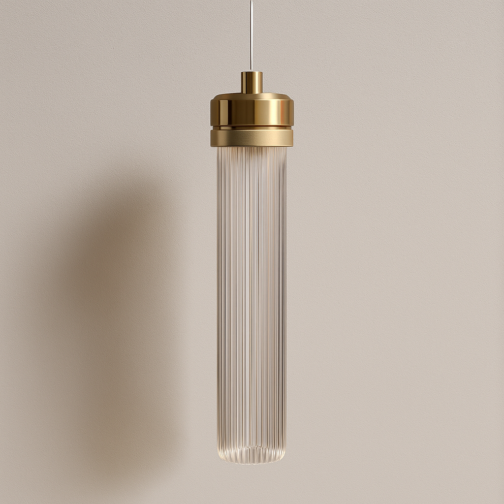 Luminária Pendente Moderna Minimalista LED Vidro Glintveil - ABAZZUR™