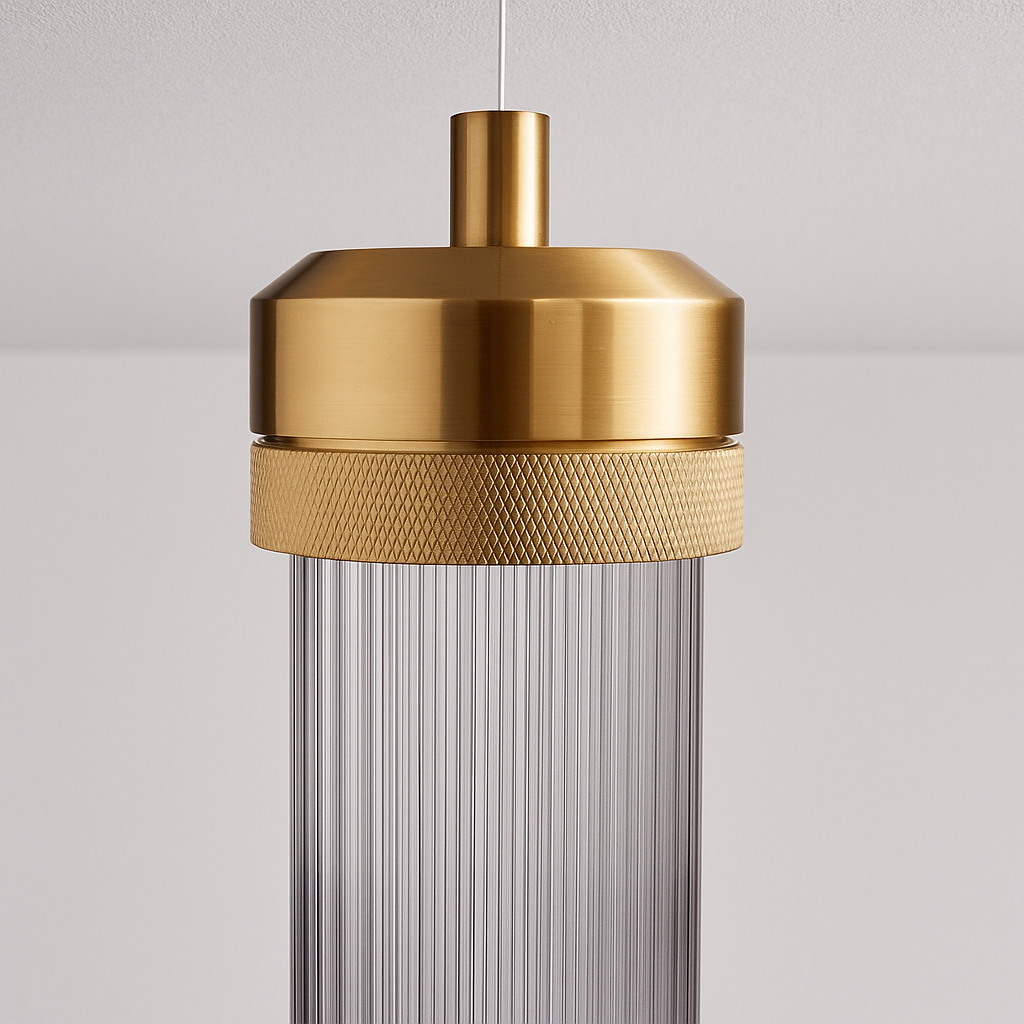 Luminária Pendente Moderna Minimalista LED Vidro Glintveil - ABAZZUR™