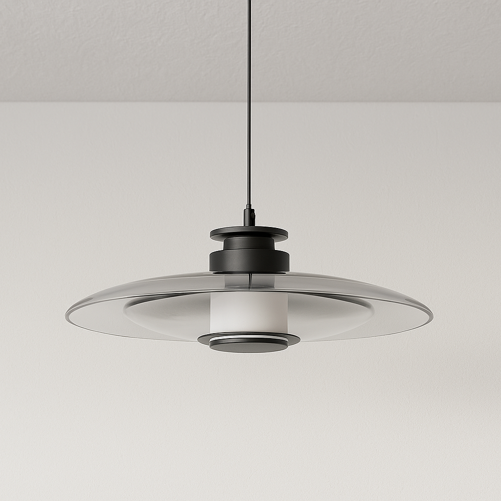 Luminária Pendente Moderna Minimalista LED Vidro Luxbrise - ABAZZUR™