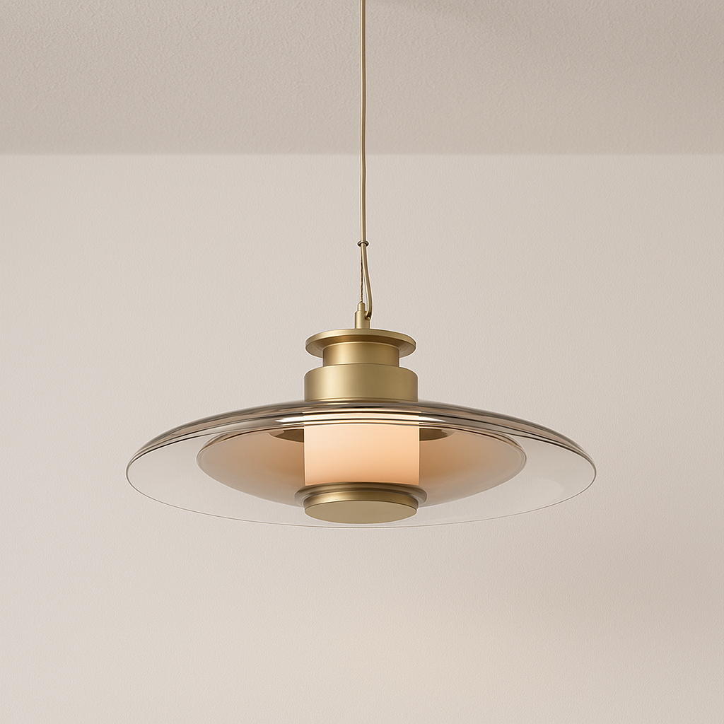 Luminária Pendente Moderna Minimalista LED Vidro Luxbrise - ABAZZUR™