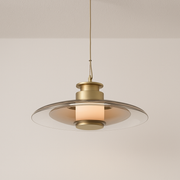 Luminária Pendente Moderna Minimalista LED Vidro Luxbrise - ABAZZUR™