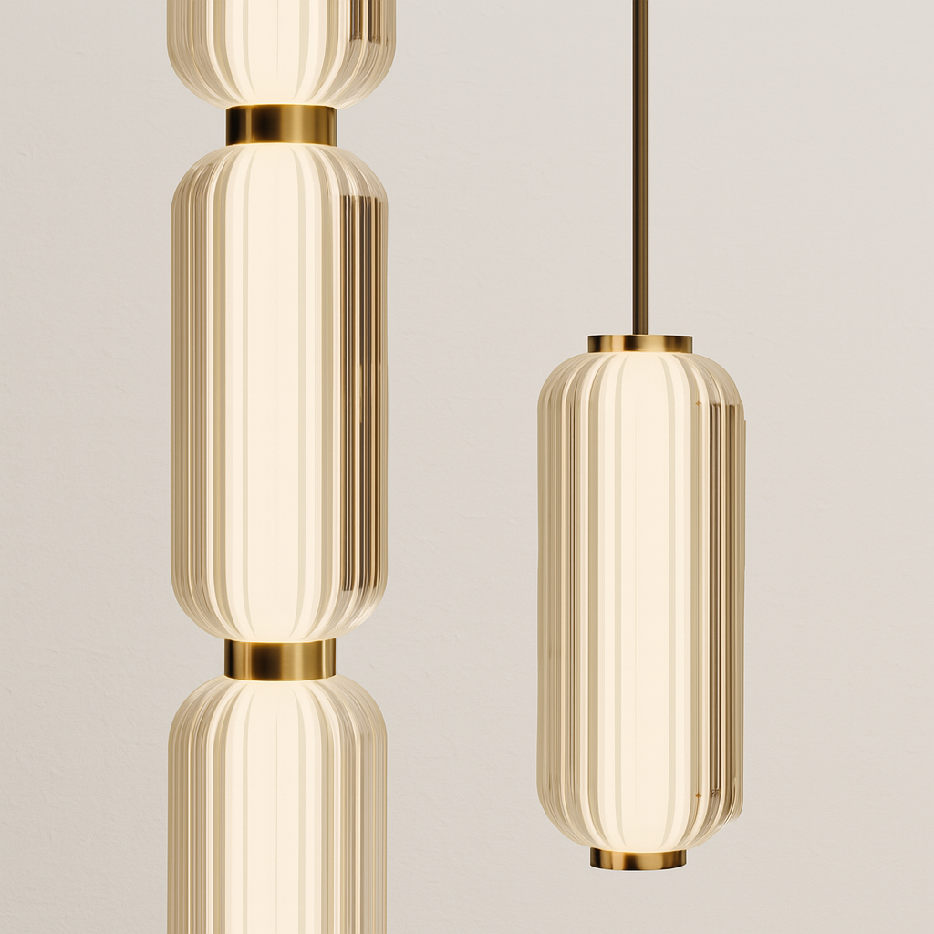 Luminária Pendente Moderna Minimalista LED Vidro Metal Solight - ABAZZUR™