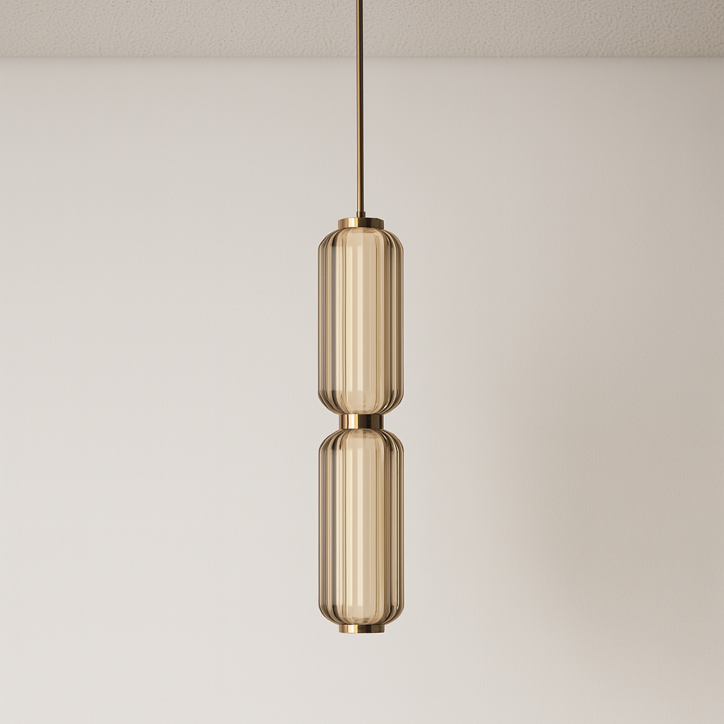Luminária Pendente Moderna Minimalista LED Vidro Metal Solight - ABAZZUR™