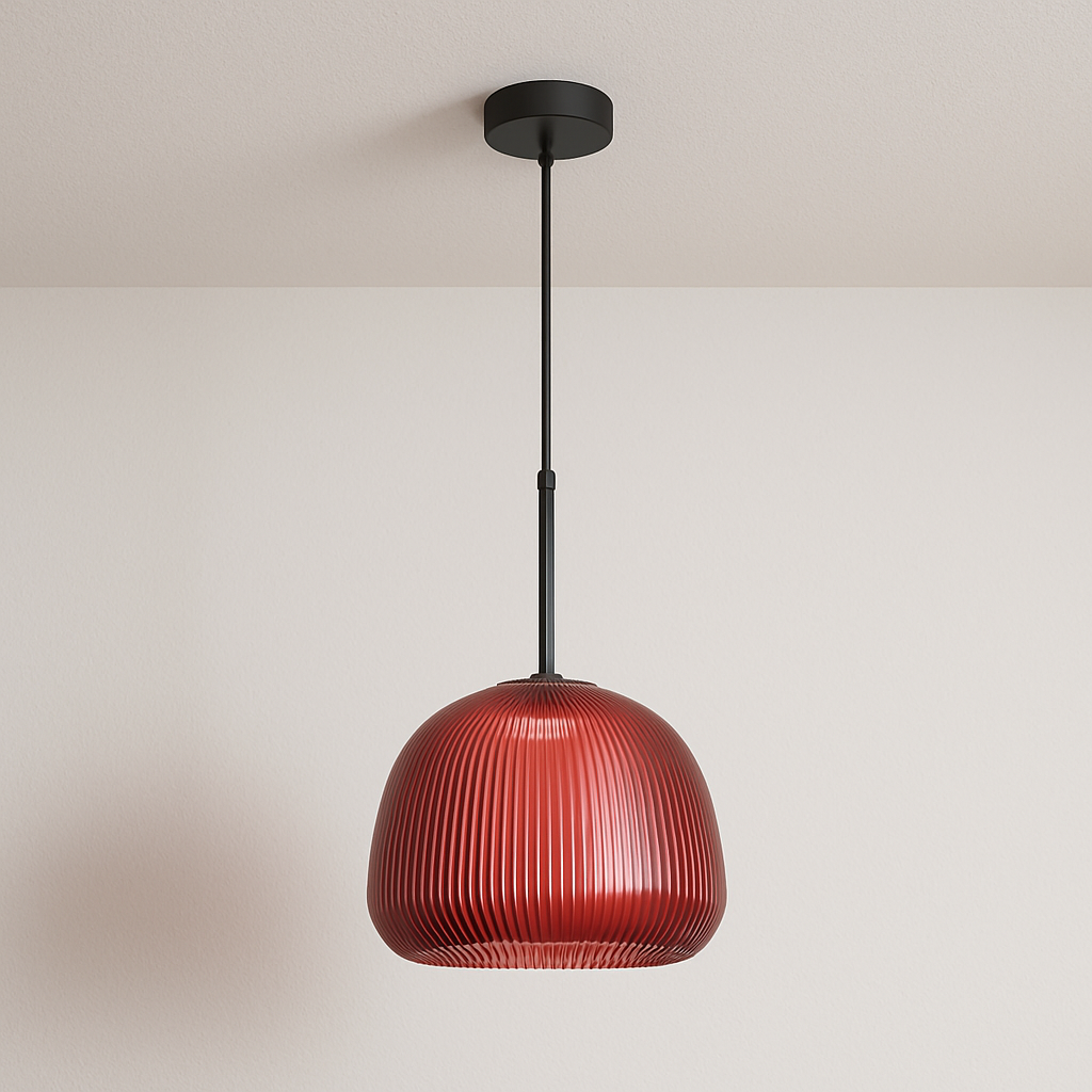 Luminária Pendente Moderna Minimalista LED Vidro Raylu - ABAZZUR™