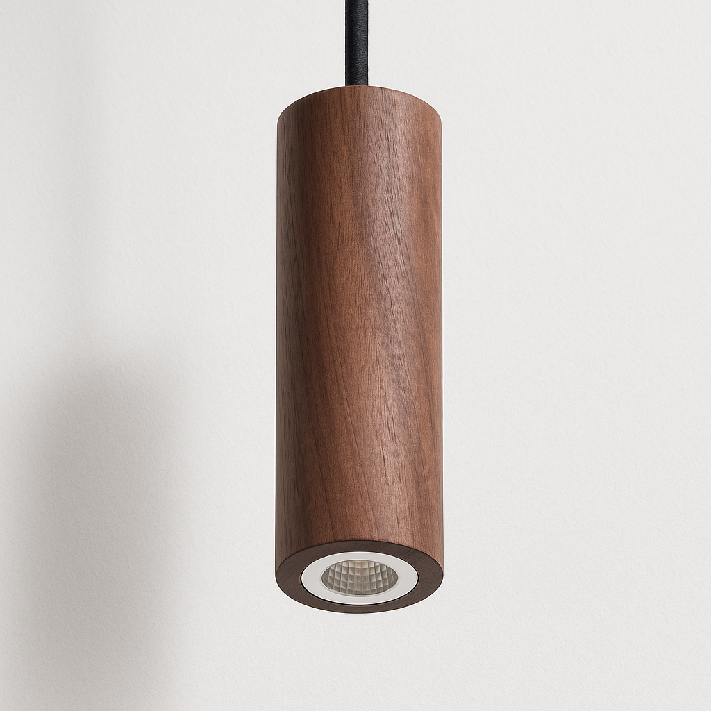 Luminária Pendente Moderna Minimalista Madeira Starwood - ABAZZUR™