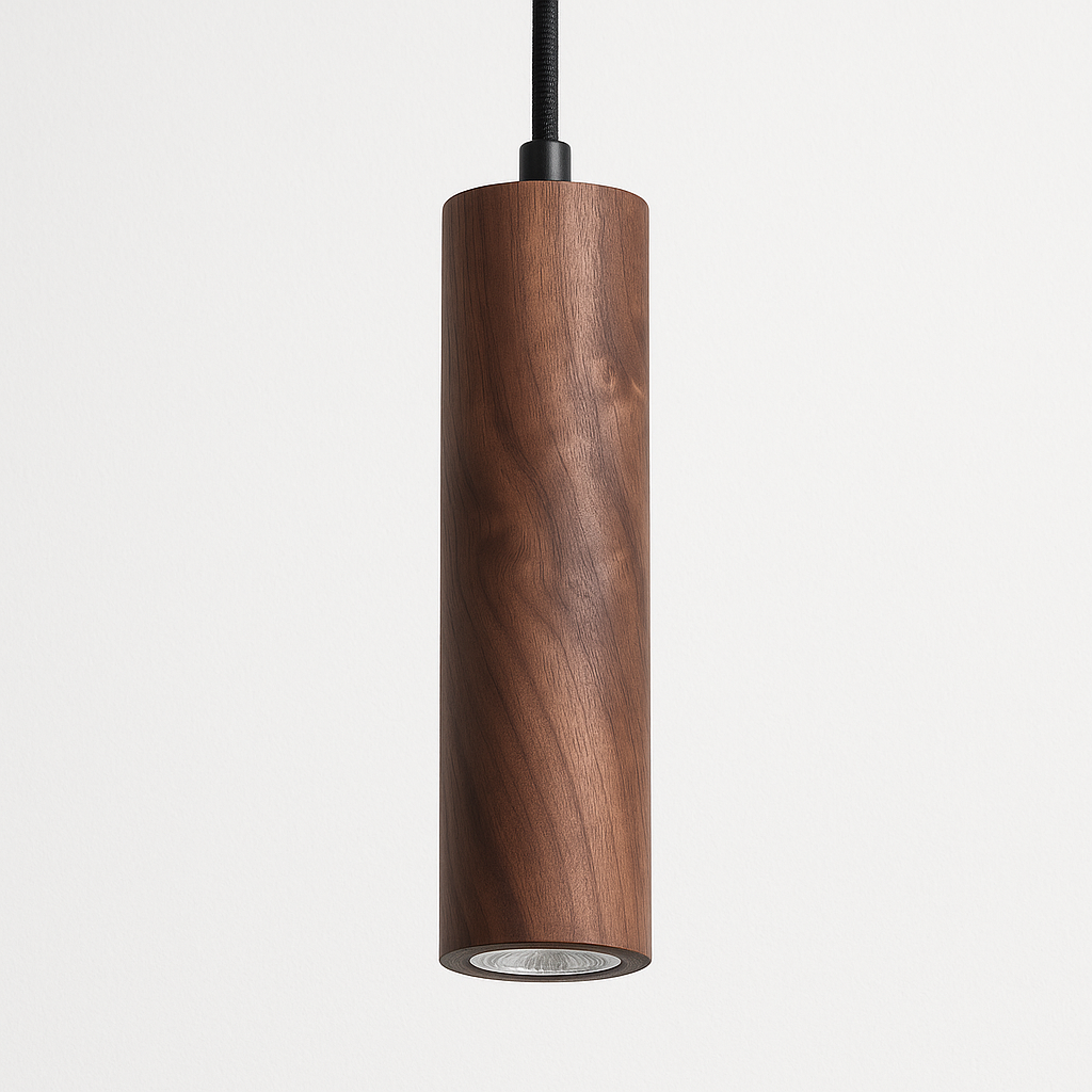 Luminária Pendente Moderna Minimalista Madeira Starwood - ABAZZUR™