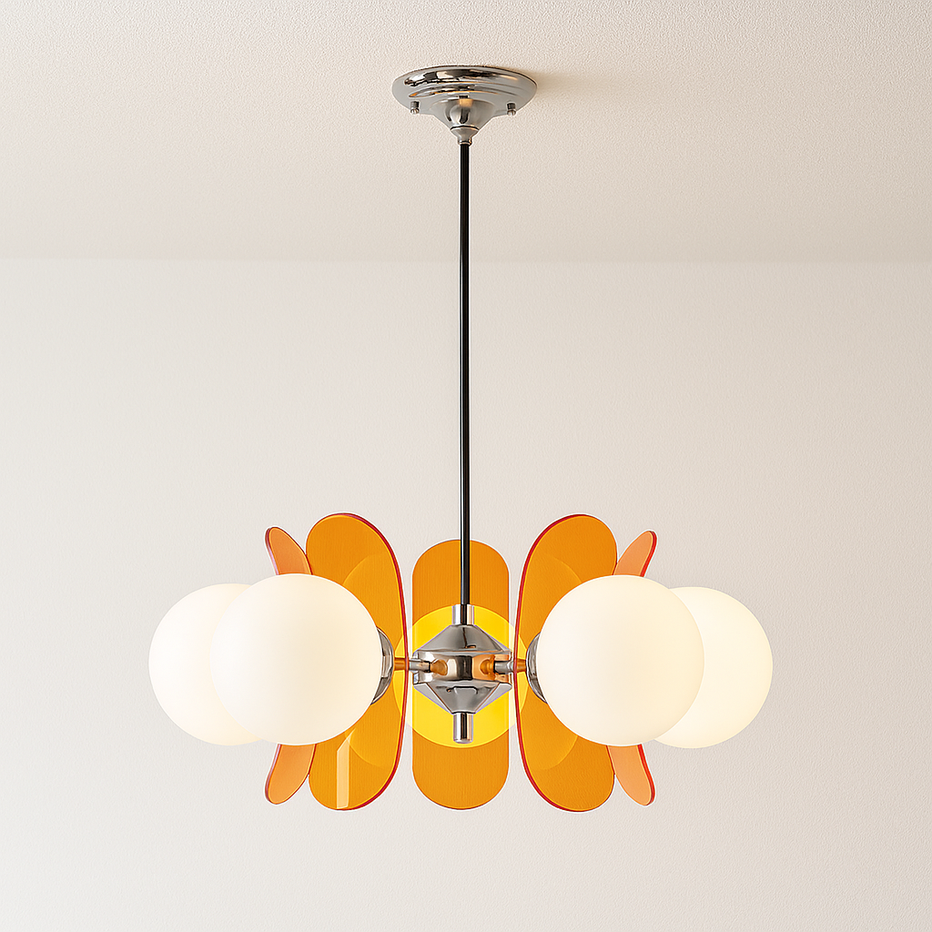 Luminária Pendente Moderna Minimalista Metal Acrílico Luxveil - ABAZZUR™