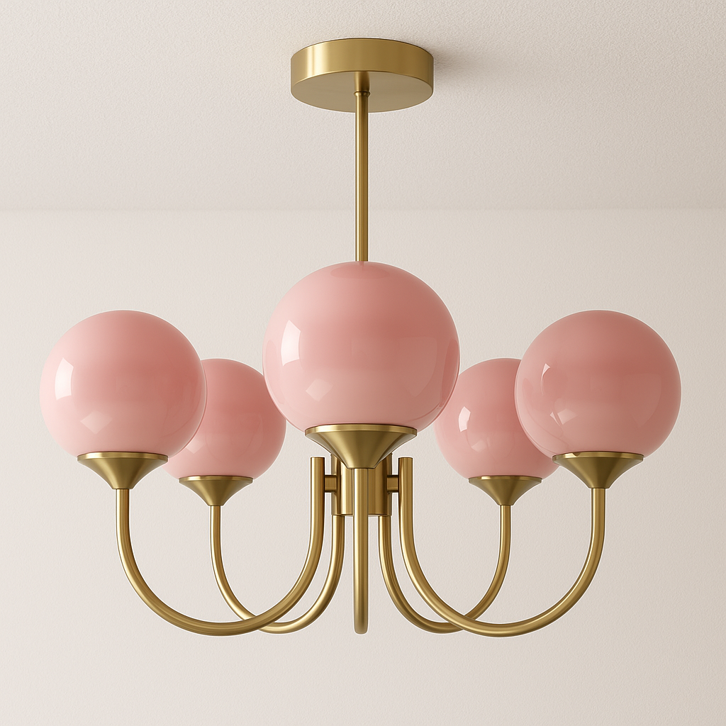 Luminária Pendente Moderna Minimalista Metal Vidro Brillance - ABAZZUR™