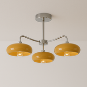 Luminária Pendente Moderna Minimalista Metal Vidro LED Olivia - ABAZZUR™