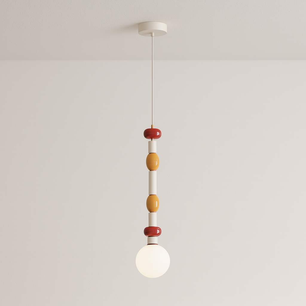 Luminária Pendente Moderna Minimalista Metal Vidro Rayberry - ABAZZUR™