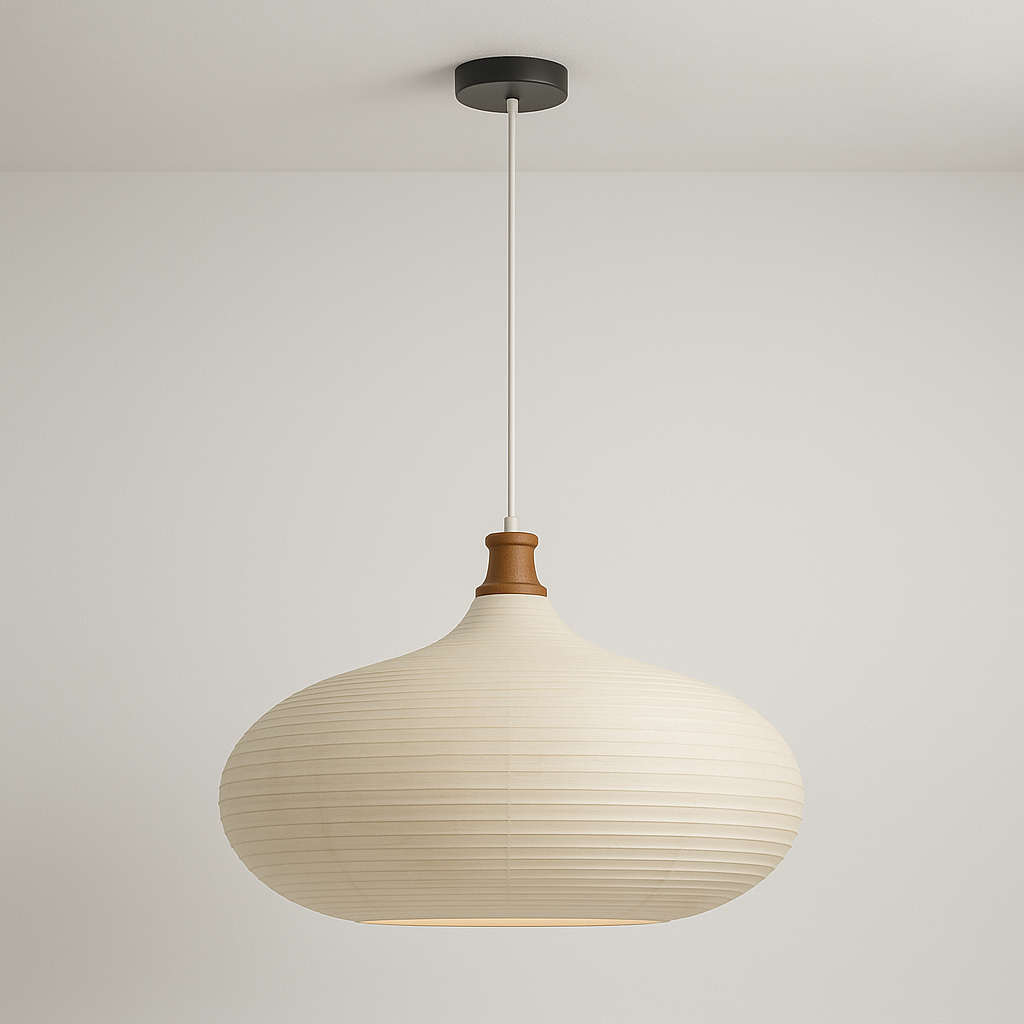 Luminária Pendente Moderna Minimalista Papel Soleil - ABAZZUR™