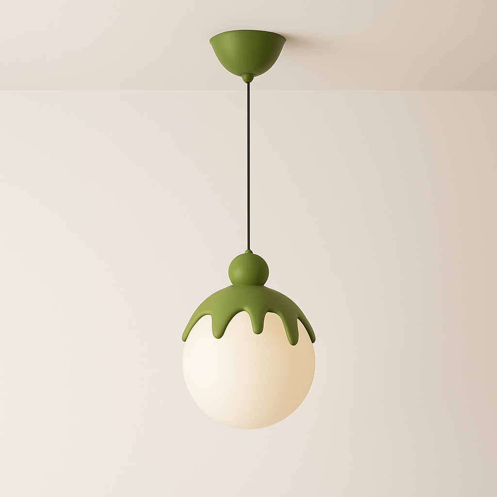 Luminária Pendente Moderna Minimalista Resina Metal Glare - ABAZZUR™
