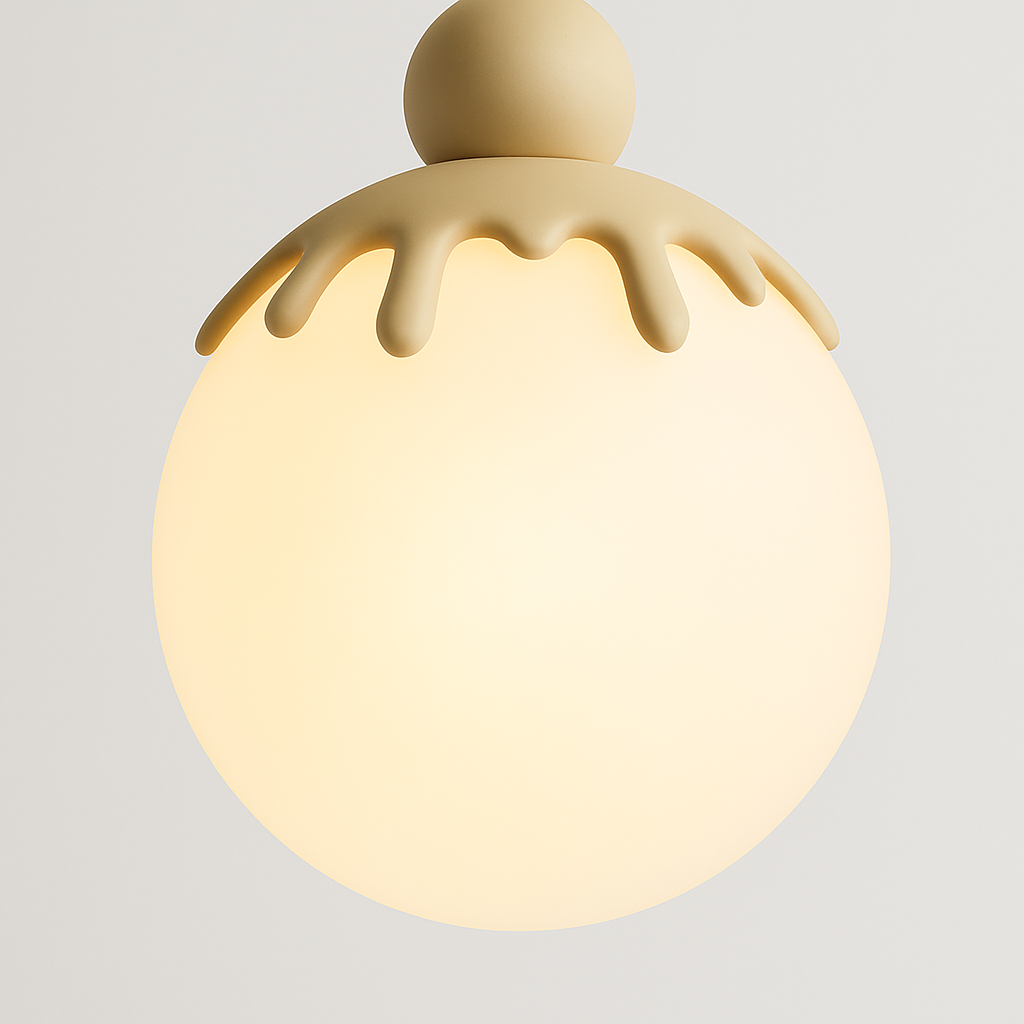 Luminária Pendente Moderna Minimalista Resina Metal Glare - ABAZZUR™