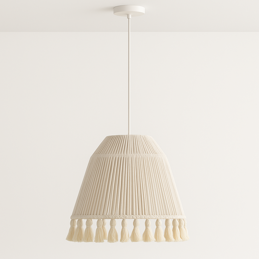 Luminária Pendente Moderna Minimalista Tecido Airelum - ABAZZUR™