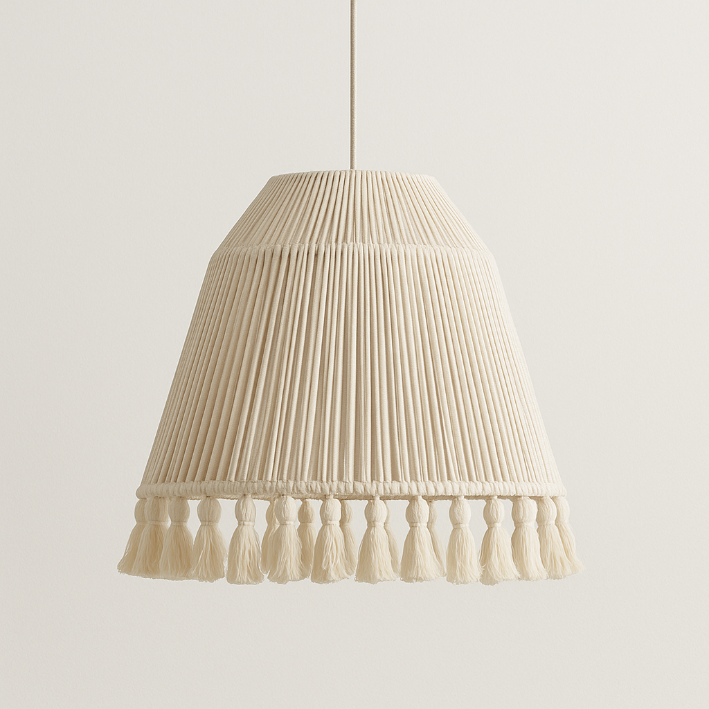 Luminária Pendente Moderna Minimalista Tecido Airelum - ABAZZUR™