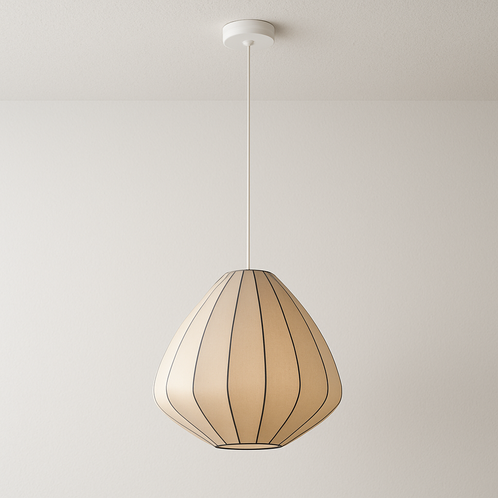 Luminária Pendente Moderna Minimalista Tecido Clariva - ABAZZUR™