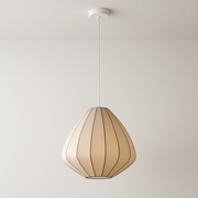 Luminária Pendente Moderna Minimalista Tecido Clariva - ABAZZUR™