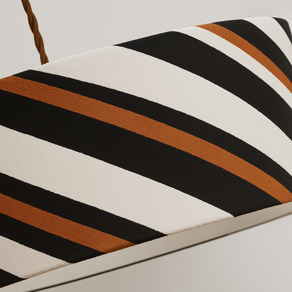 Luminária Pendente Moderna Minimalista Tecido Dusk - ABAZZUR™