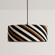 Luminária Pendente Moderna Minimalista Tecido Dusk - ABAZZUR™