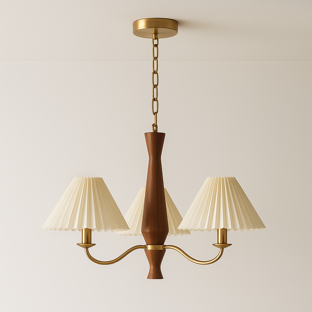 Luminária Pendente Moderna Minimalista Tecido Metal Ember - ABAZZUR™