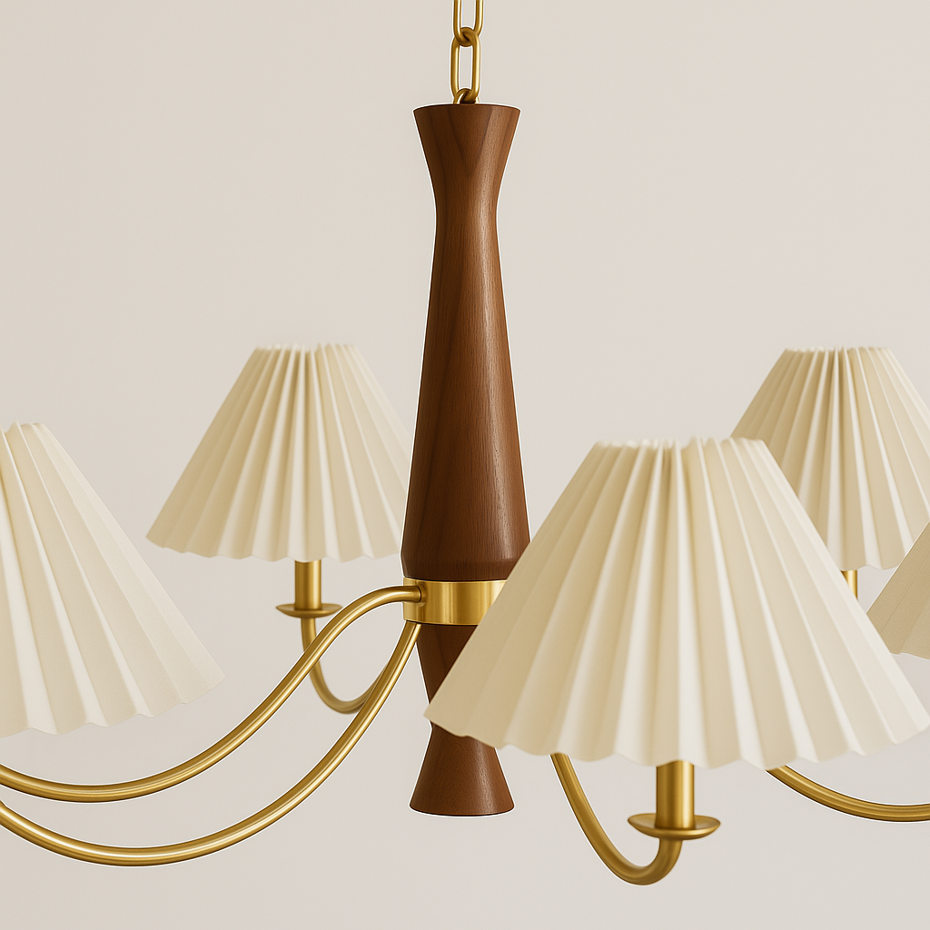 Luminária Pendente Moderna Minimalista Tecido Metal Ember - ABAZZUR™