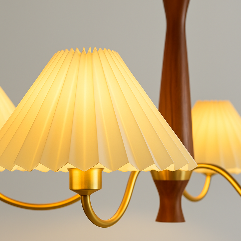 Luminária Pendente Moderna Minimalista Tecido Metal Ember - ABAZZUR™