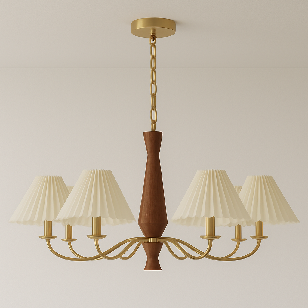 Luminária Pendente Moderna Minimalista Tecido Metal Ember - ABAZZUR™