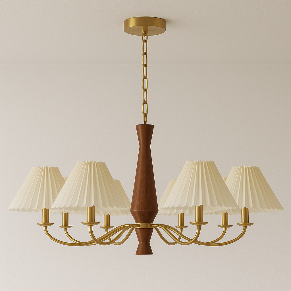 Luminária Pendente Moderna Minimalista Tecido Metal Ember - ABAZZUR™
