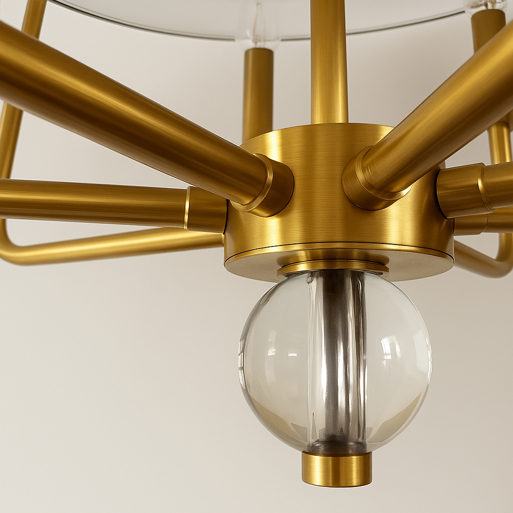 Luminária Pendente Moderna Minimalista Tecido Metal Lumihaie - ABAZZUR™