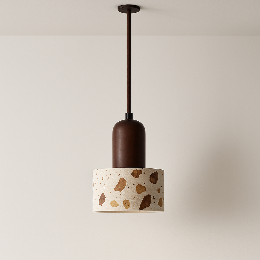 Luminária Pendente Moderna Minimalista Terrazzo Solbre - ABAZZUR™