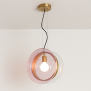 Luminária Pendente Moderna Minimalista Vidro Chaleur - ABAZZUR™