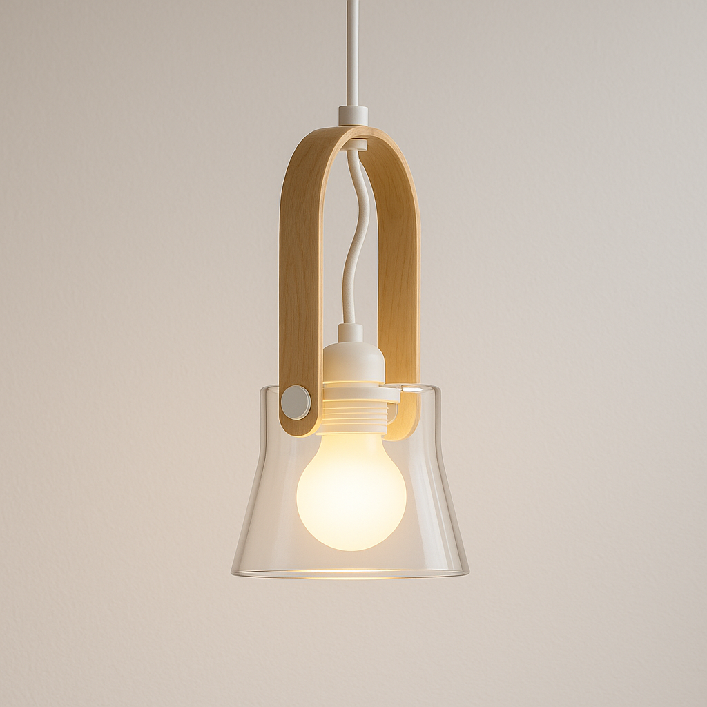 Luminária Pendente Moderna Minimalista Vidro Ecoflare - ABAZZUR™