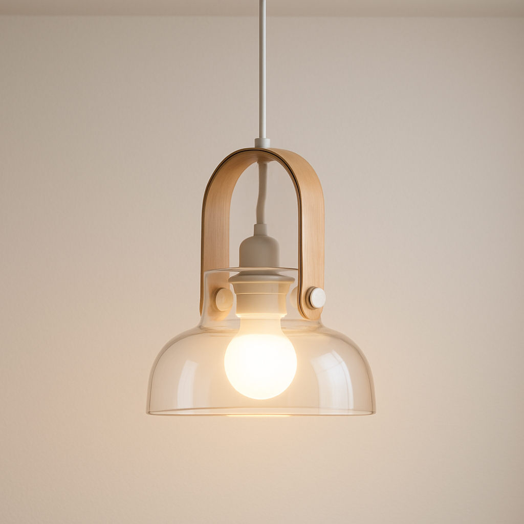 Luminária Pendente Moderna Minimalista Vidro Ecoflare - ABAZZUR™