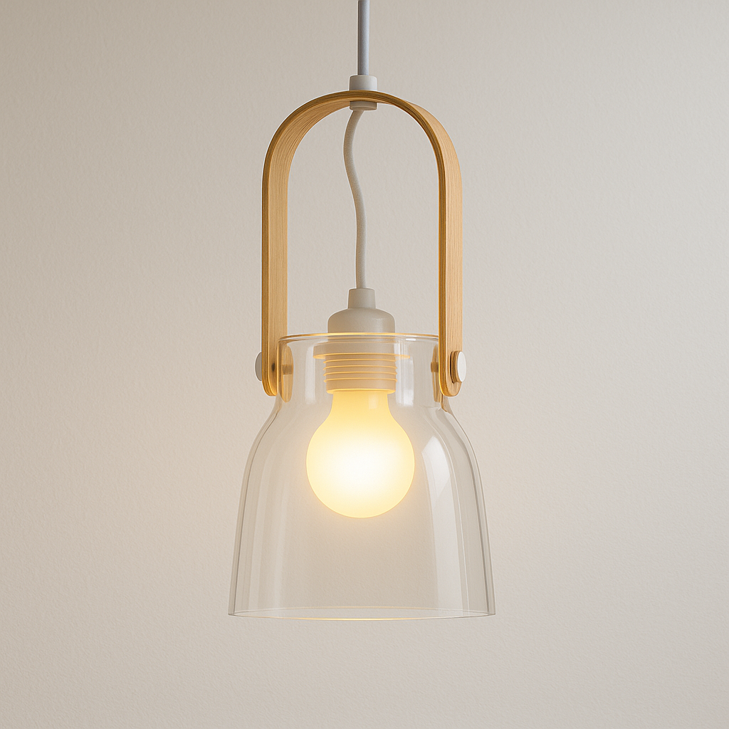Luminária Pendente Moderna Minimalista Vidro Ecoflare - ABAZZUR™