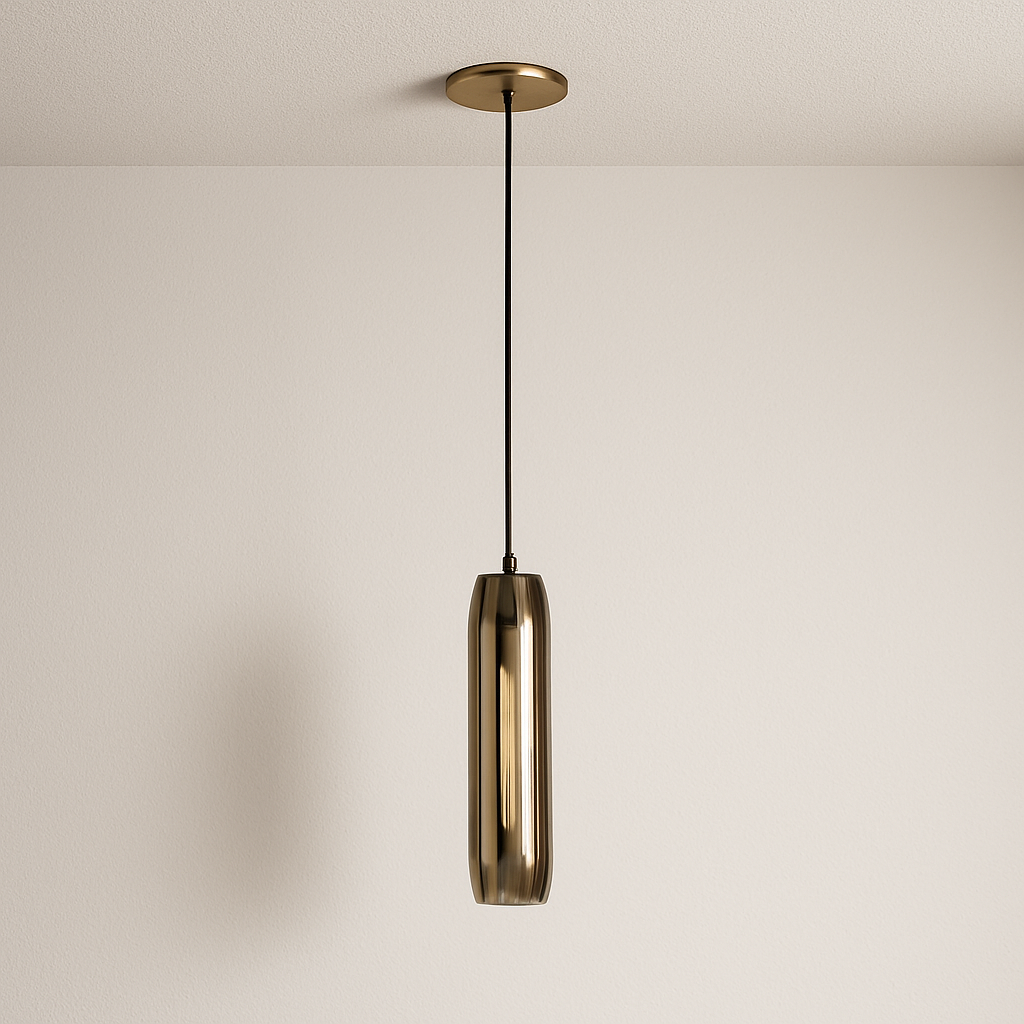 Luminária Pendente Moderna Minimalista Vidro Lumiwist - ABAZZUR™