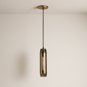 Luminária Pendente Moderna Minimalista Vidro Lumiwist - ABAZZUR™