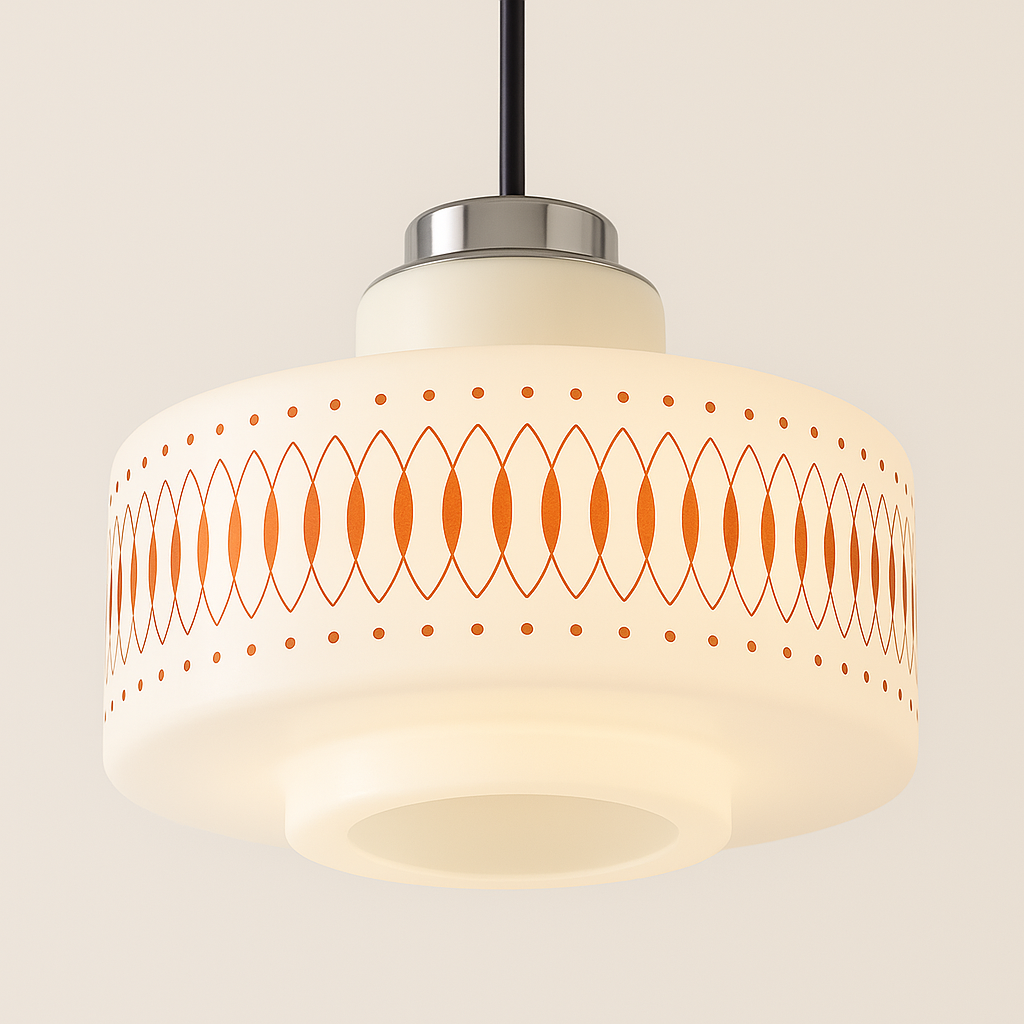 Luminária Pendente Moderna Minimalista Vidro Metal Brise-lumière - ABAZZUR™