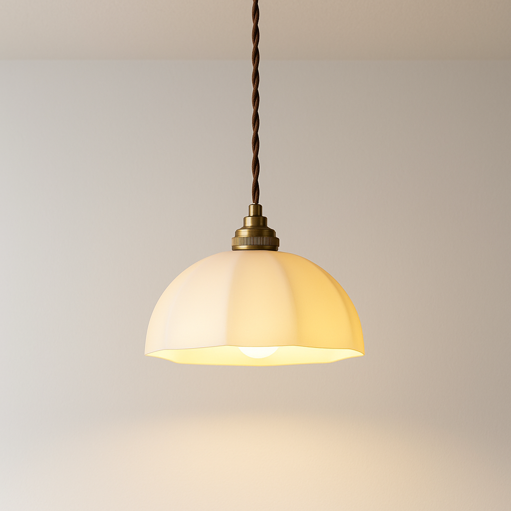Luminária Pendente Moderna Minimalista Vidro Metal Ciel de Flamme - ABAZZUR™